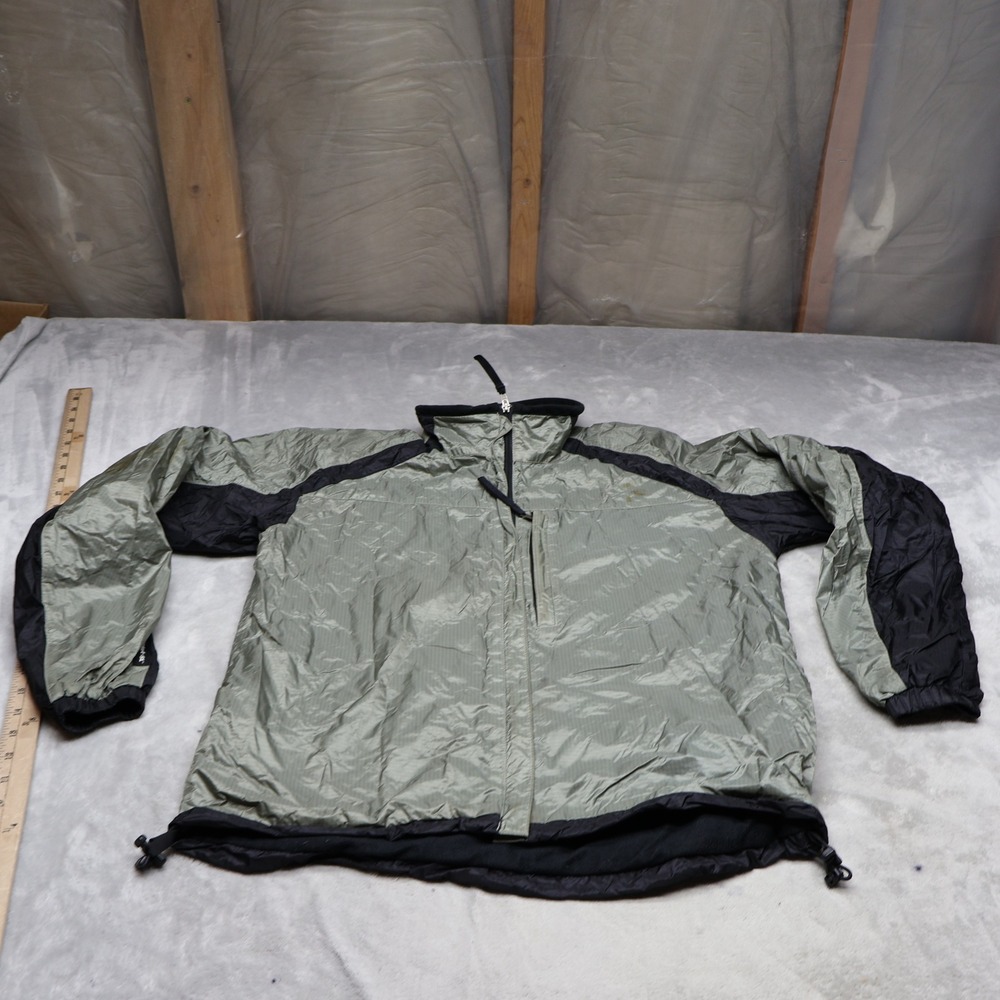Mountain Hardwear Jacket Womens M Gray Conduit Parka Ripstop Waterproof Full Zip